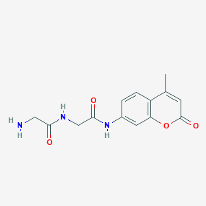molecular formula C14H15N3O4 B163781 H-Gly-Gly-AMC CAS No. 208645-74-3