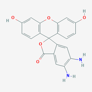 molecular formula C26H30N2O7 B163784 5,6-Diaminofluorescein CAS No. 205391-01-1