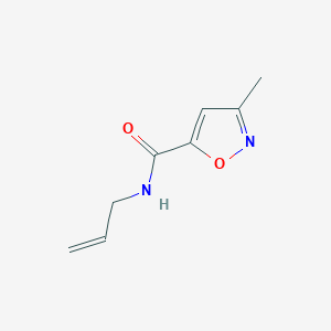 molecular formula C8H10N2O2 B1637847 N-Allyl-3-methylisoxazole-5-carboxamide 