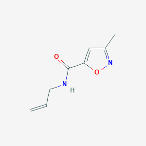 3-methyl-N-prop-2-enyl-1,2-oxazole-5-carboxamide
