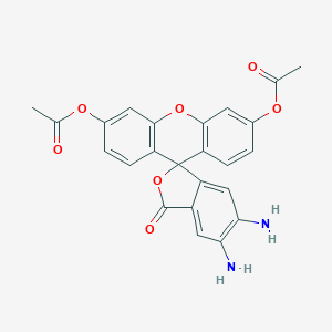 molecular formula C24H18N2O7 B163786 4,5-Diaminofluorescein diacetate CAS No. 205391-02-2