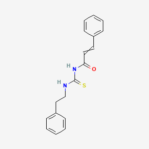 N-(phenethylthiocarbamoyl)-3-phenyl-prop-2-enamide
