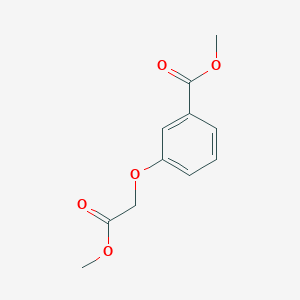 molecular formula C11H12O5 B1637874 Methyl 3-(2-methoxy-2-oxoethoxy)benzoate 