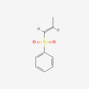 molecular formula C9H10O2S B1637915 Benzene, (1-propenylsulfonyl)-, (E)- CAS No. 28975-80-6
