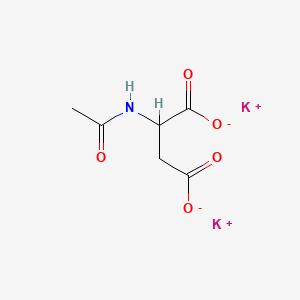 molecular formula C6H9KNO5 B1637975 Dipotassium N-acetyl-DL-aspartate CAS No. 3397-52-2