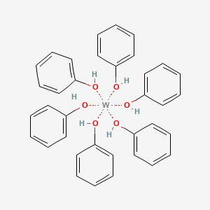 molecular formula C36H36O6W B1638015 Phenol;tungsten 
