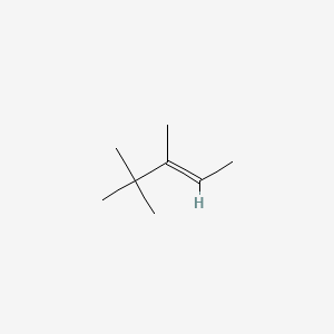 molecular formula C8H16 B1638099 trans-3,4,4-Trimethyl-2-pentene CAS No. 598-96-9