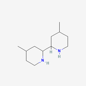 molecular formula C12H24N2 B1638159 4,4'-Dimethyl-2,2'-bipiperidine CAS No. 1378896-71-9