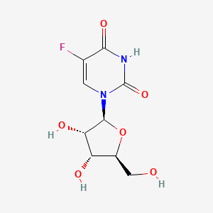 molecular formula C9H11FN2O6 B1638256 5-Fluoro-1-(b-L-ribofuranosyl)-uracil 