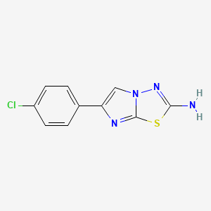 6-(4-Chlorophenyl)imidazo[2,1-b][1,3,4]thiadiazol-2-amine