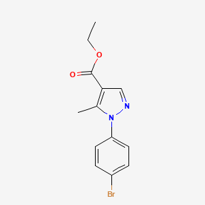 ethyl 1-(4-bromophenyl)-5-methyl-1H-pyrazole-4-carboxylate