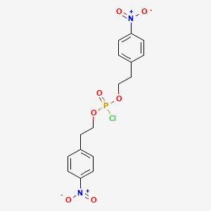 Bis[2-(P-nitrophenyl)ethyl]phosphorochloridate