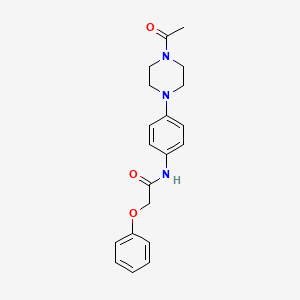N-[4-(4-acetylpiperazin-1-yl)phenyl]-2-phenoxyacetamide