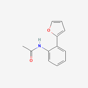 molecular formula C12H11NO2 B1638341 N-[2-(furan-2-yl)phenyl]acetamide 