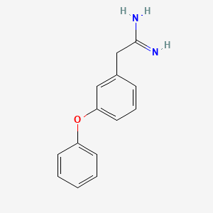 2-(3-Phenoxyphenyl)ethanimidamide