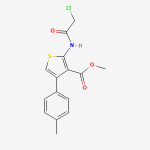 Methyl 2-[(chloroacetyl)amino]-4-(4-methylphenyl)thiophene-3-carboxylate