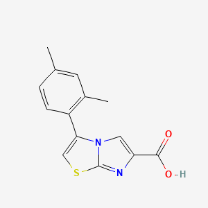 3-(2,4-Dimethylphenyl)imidazo[2,1-b][1,3]thiazole-6-carboxylic acid