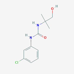 N-(3-chlorophenyl)-N'-(2-hydroxy-1,1-dimethylethyl)urea