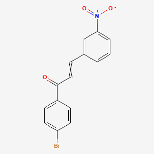 molecular formula C15H10BrNO3 B1638407 1-(4-Bromophenyl)-3-(3-nitrophenyl)prop-2-en-1-one 