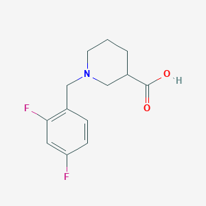 1-[(2,4-difluorophenyl)methyl]piperidine-3-carboxylic Acid