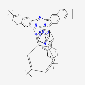 molecular formula C64H56N8Ni B1638482 Nickel(II) 2,11,20,29-tetra-butyl-2,3-naphthalocyanine 