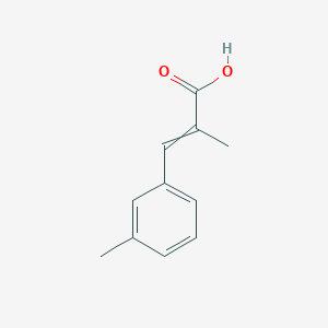 molecular formula C11H12O2 B1638514 2-methyl-3-(3-methylphenyl)prop-2-enoic Acid 