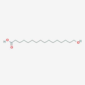 molecular formula C16H32O3 B163856 16-羟基十六烷酸 CAS No. 506-13-8