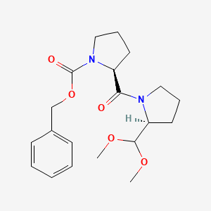 molecular formula C20H28N2O5 B1638672 Z-Pro-Pro-aldehyde-dimethyl acetal 