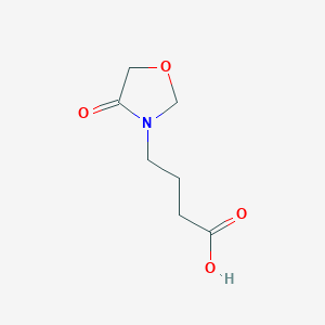 molecular formula C7H11NO4 B1638689 4-(4-Oxo-oxazolidin-3-yl)-butyric acid 