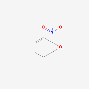 molecular formula C6H7NO3 B163880 1-Nitro-7-oxabicyclo[4.1.0]hept-2-ene CAS No. 131059-15-9