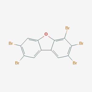 molecular formula C12H3Br5O B163883 2,3,4,7,8-Pentabromodibenzofuran CAS No. 131166-92-2