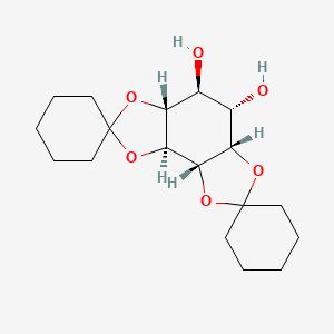 molecular formula C18H28O6 B1638897 1,2:5,6-Di-O-cyclohexylidene-D-myo-inositol 