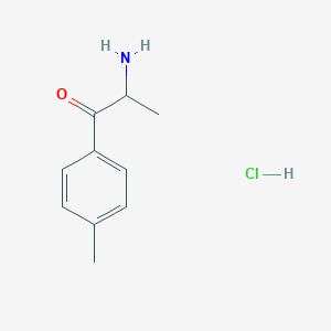 molecular formula C10H14ClNO B163892 2-amino-1-(4-methylphenyl)propan-1-one;hydrochloride CAS No. 6941-17-9