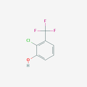 molecular formula C7H4ClF3O B163895 2-Chloro-3-(trifluoromethyl)phenol CAS No. 138377-34-1
