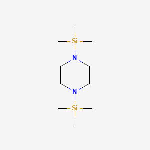 molecular formula C10H26N2Si2 B1638962 1,4-Bis(trimethylsilyl)piperazine 