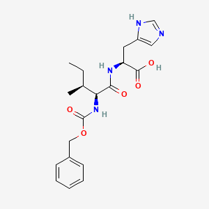 molecular formula C20H26N4O5 B1639084 Z-Ile-his-OH 