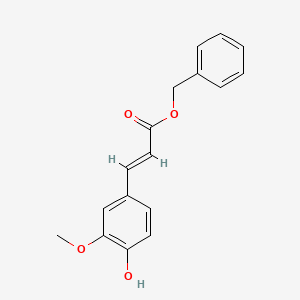molecular formula C17H16O4 B1639199 Benzyl ferulate 