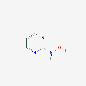 molecular formula C4H5N3O B163926 N-pyrimidin-2-ylhydroxylamine CAS No. 126382-48-7