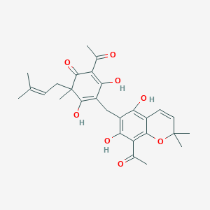 molecular formula C28H32O8 B163928 Drummondin D CAS No. 138169-52-5