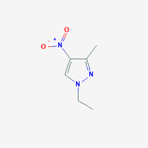 molecular formula C6H9N3O2 B1639288 1-ethyl-3-methyl-4-nitro-1H-pyrazole CAS No. 1001500-32-8