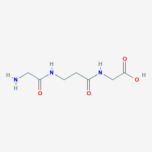molecular formula C7H13N3O4 B1639295 H-Gly-beta-Ala-Gly-OH 