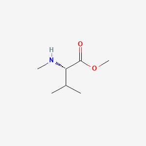 molecular formula C7H15NO2 B1639297 methyl (2S)-3-methyl-2-(methylamino)butanoate 