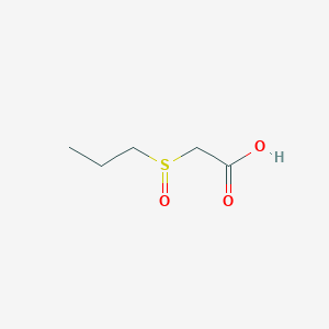 molecular formula C5H10O3S B163930 (丙基亚磺酰)乙酸 CAS No. 137375-80-5