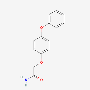 molecular formula C14H13NO3 B1639339 2-(4-Phenoxyphenoxy)acetamide 