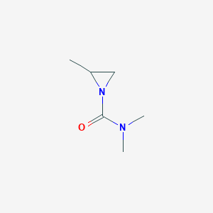 molecular formula C6H12N2O B163939 N,N,2-三甲基氮丙啶-1-甲酰胺 CAS No. 137514-20-6