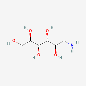 molecular formula C6H15NO5 B1639396 1-Amino-1-deoxymannitol CAS No. 93939-68-5