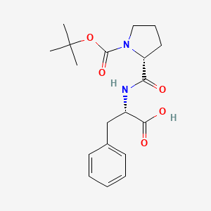 molecular formula C19H26N2O5 B1639413 Boc-D-pro-phe-OH CAS No. 74086-61-6