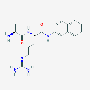 (2S)-2-[[(2S)-2-Aminopropanoyl]amino]-5-(diaminomethylideneamino)-N-naphthalen-2-ylpentanamide
