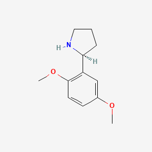 (S)-2-(2,5-Dimethoxyphenyl)pyrrolidine