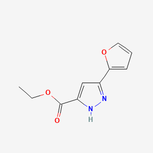ethyl 3-(furan-2-yl)-1H-pyrazole-5-carboxylate